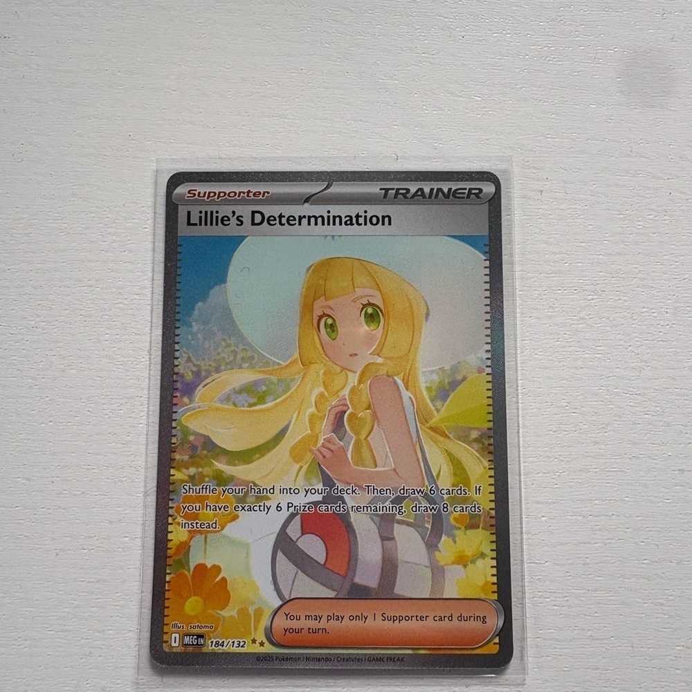 Pokémon TCG Lillie’s Determination 184/132 SIR Mega Evolutions NM/M
